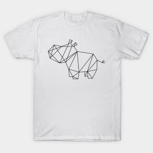 Geometric hippo T-Shirt